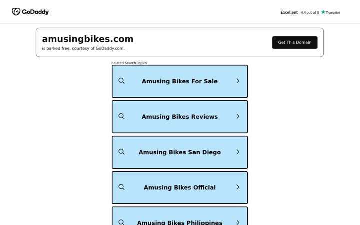 Screenshot of amusingbikes.com