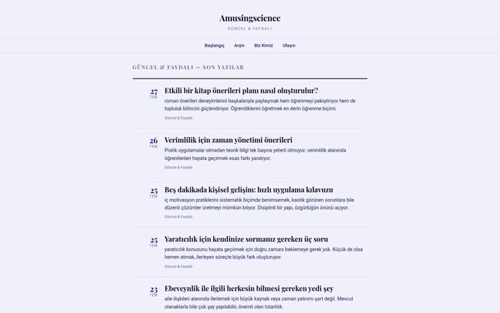 Screenshot of amusingscience.top