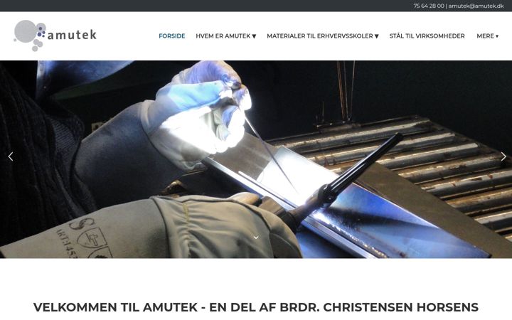 Screenshot stránky amutek.dk