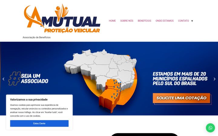 Screenshot του amutual.com.br