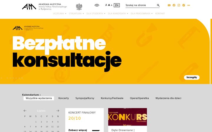 Screenshot di amuz.bydgoszcz.pl
