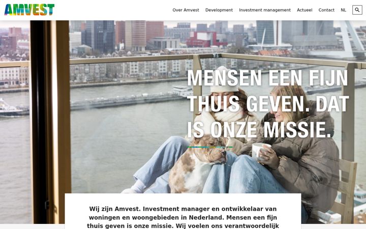 Screenshot ta' amvest.nl