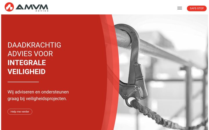 Screenshot of amvm.nl