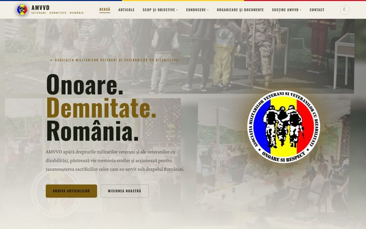 Zrzut ekranu amvvd.ro