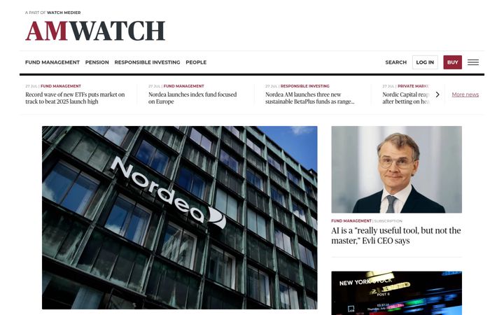 Screenshot stránky amwatch.dk