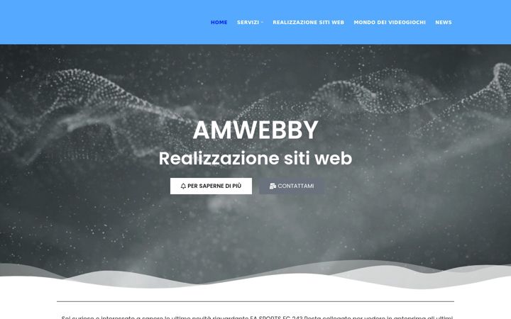 Screenshot of amwebby.com