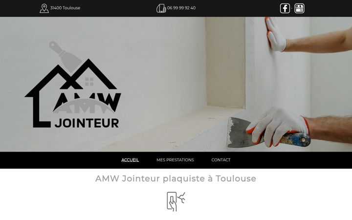 Screenshot of amwjointeur.fr