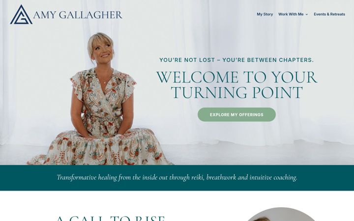 Screenshot of amy-gallagher.com