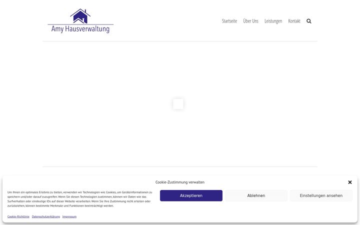 Screenshot of amy-hausverwaltung.de