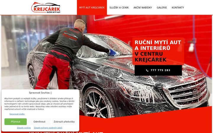 Screenshot of amyckakrej.cz