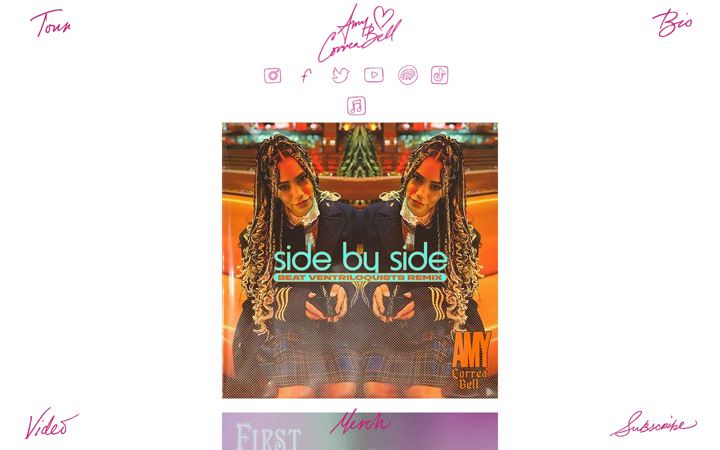 Screenshot of amycorreabell.com