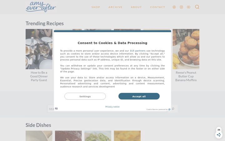 Screenshot of amyeverafter.com