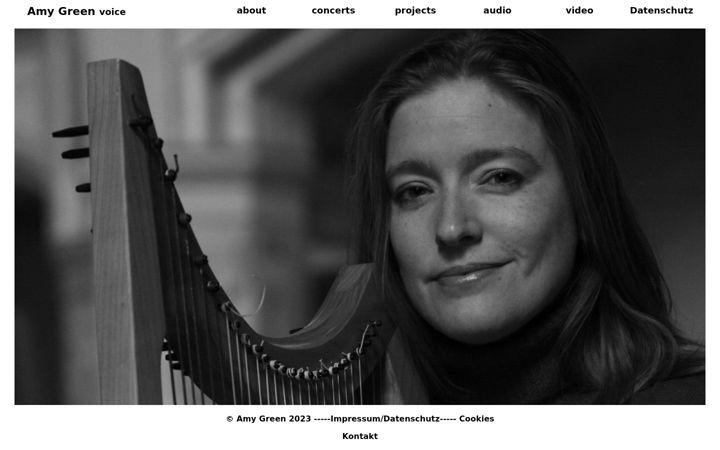 Screenshot of amygreen.de