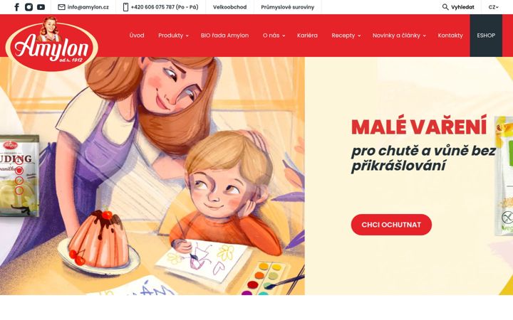 Екранна снимка на amylon.cz