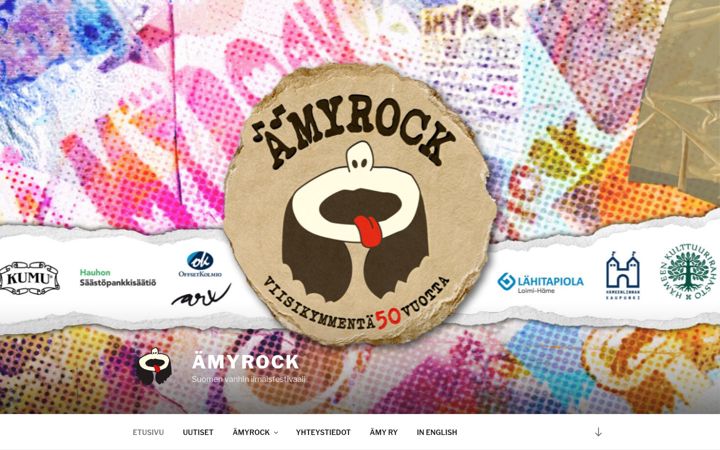 Screenshot of amyrock.fi