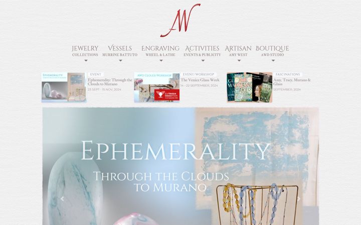 Screenshot of amywestdesign.com