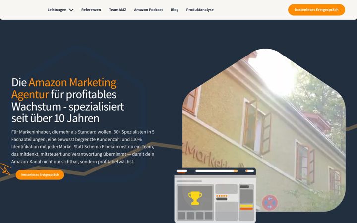 Screenshot of amz-marketingconnect.com