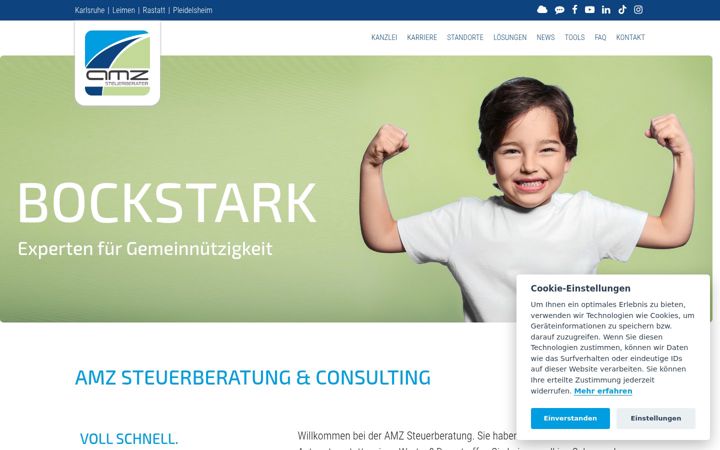 Screenshot of amz-steuer.de