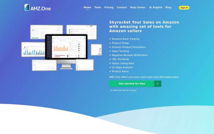 Screenshot of amz.one
