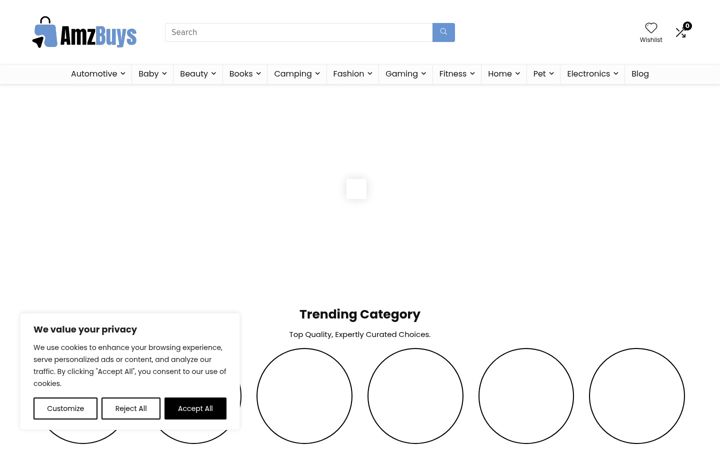 Screenshot of amzbuys.com