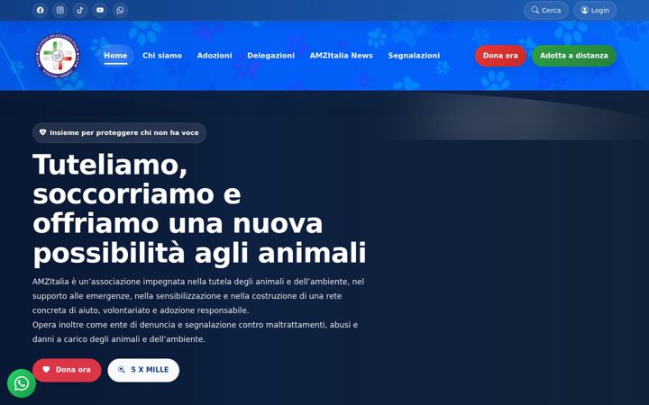 Screenshot of amzitalia.org