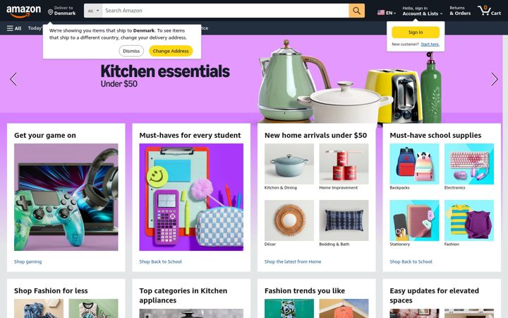 Ekrano kopija amzn.com
