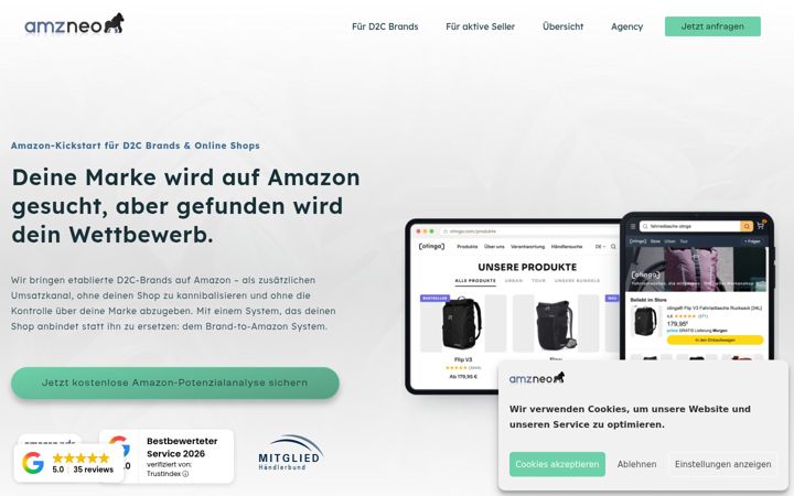 Screenshot of amzneo.de