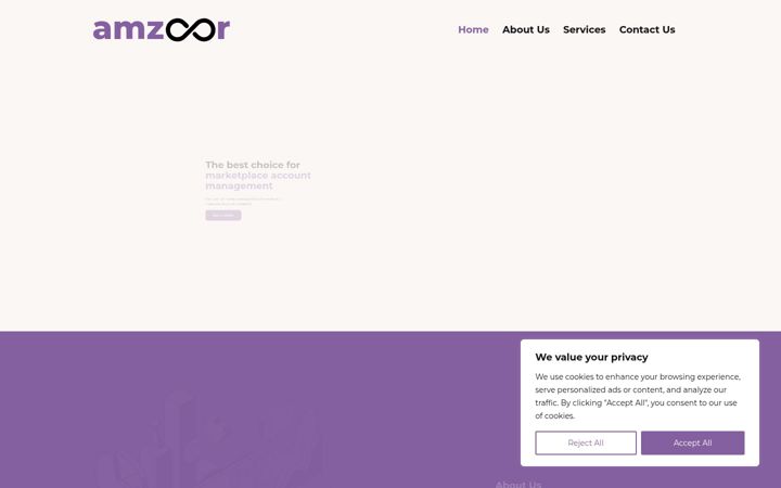 Screenshot of amzoor.com