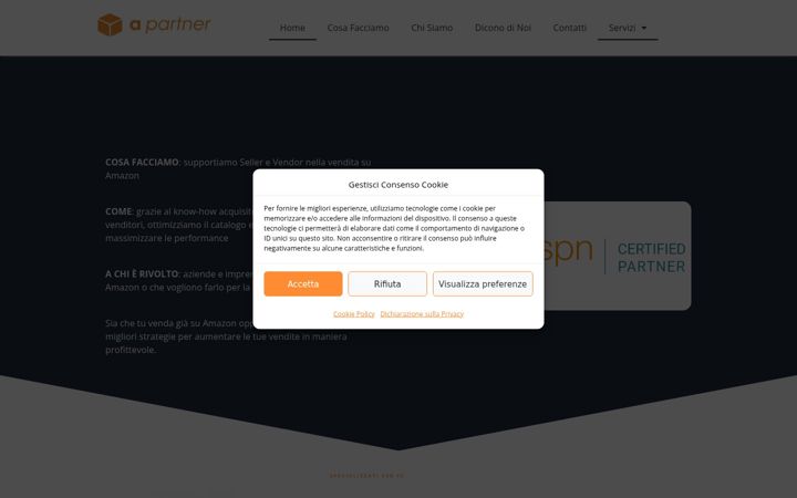 Skärmbild av amzpartner.it