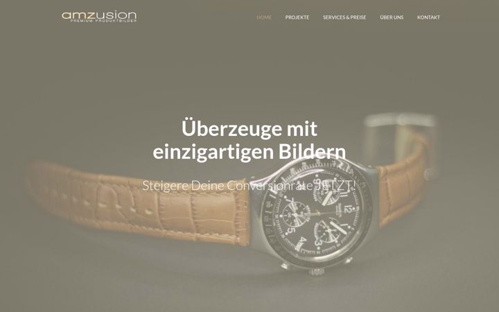 Screenshot of amzusion.de