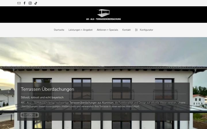 Screenshot of an-alu-terrassen.de