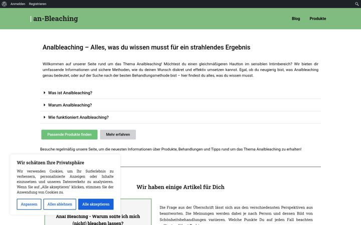 Screenshot of an-bleaching.de