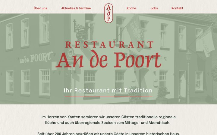 Screenshot of an-de-poort-xanten.de
