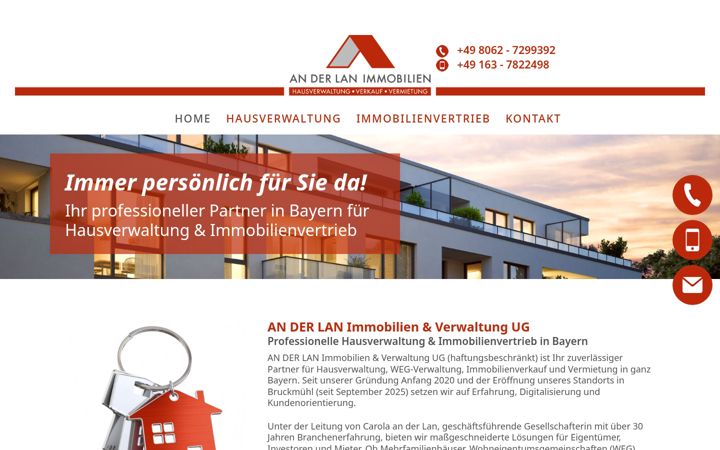 Screenshot of an-der-lan-immobilien.de