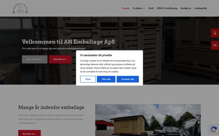 Screenshot stránky an-e.dk