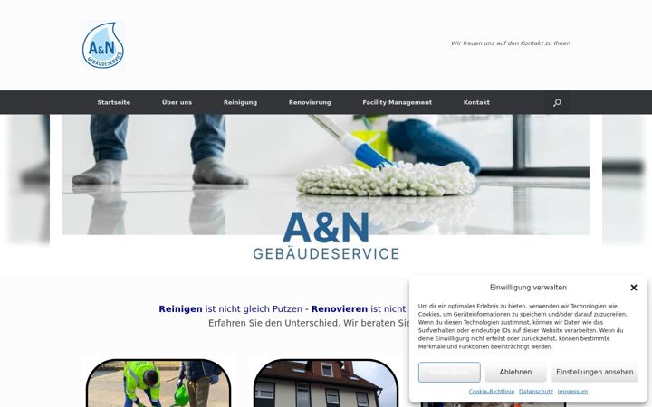 Screenshot of an-gebaeude-service.de