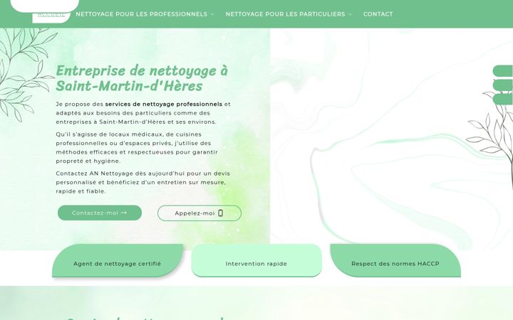 Screenshot of an-nettoyage.fr