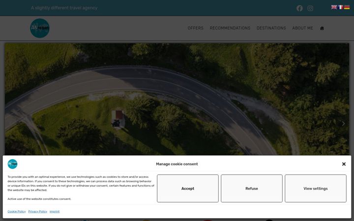 Screenshot of an-reisen.de