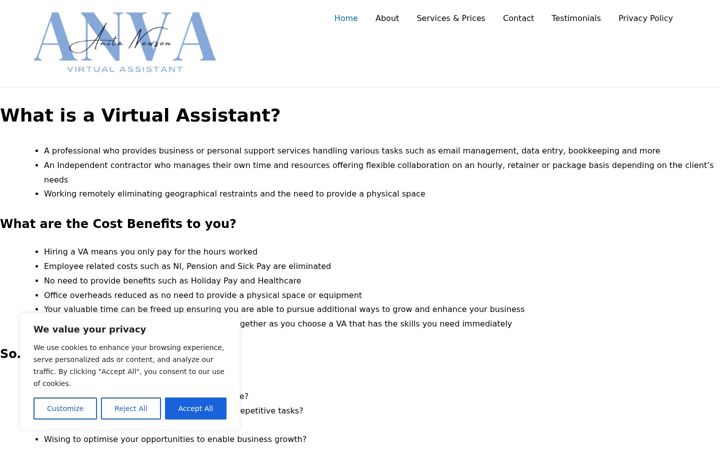 Captură de ecran a an-va.co.uk