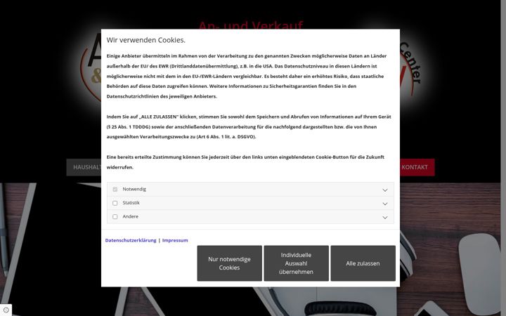 Screenshot of an-verkauf-center-magdeburg.de