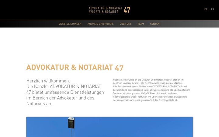 Ekrano kopija an47.ch