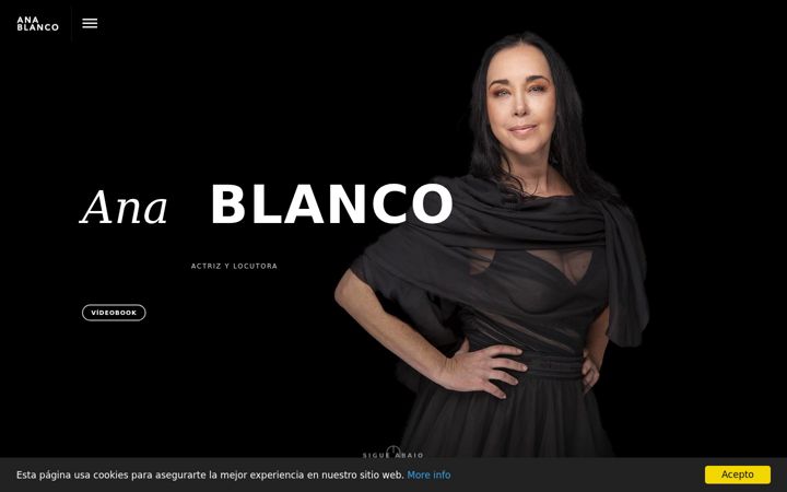 Screenshot of ana-blanco.com