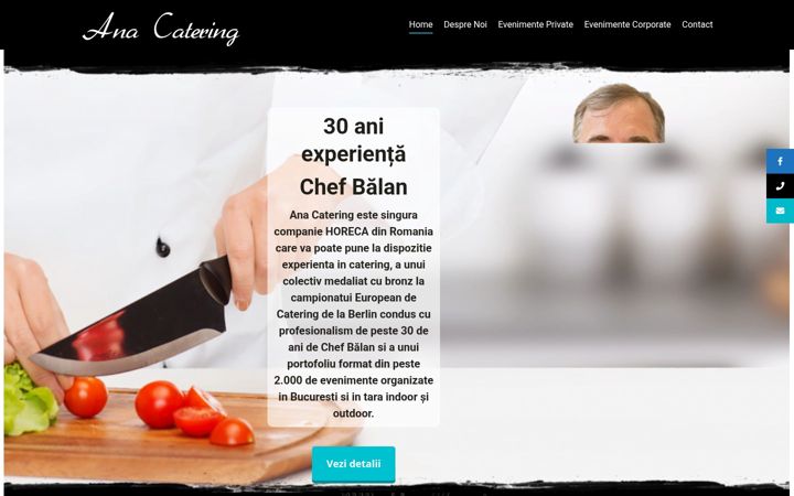Screenshot of ana-catering.ro