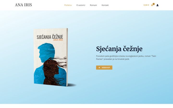 Screenshot of ana-iris.com