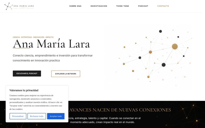 Screenshot of ana-lara.com