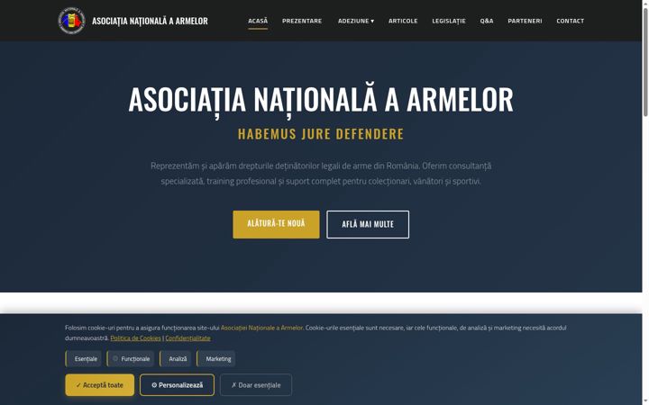 Screenshot of ana.com.ro