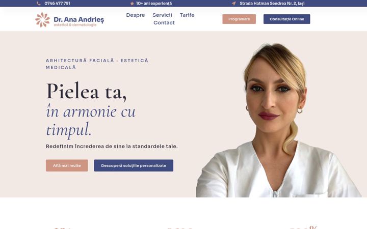 Screenshot of anaandries.ro
