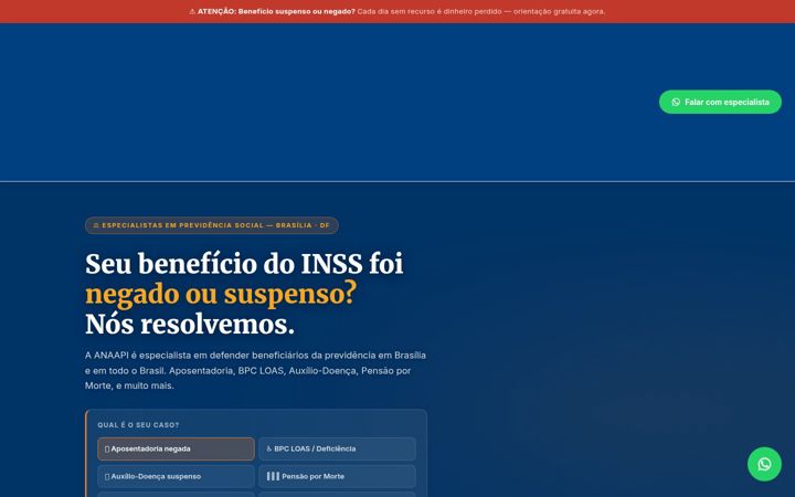 Screenshot of anaapi.org