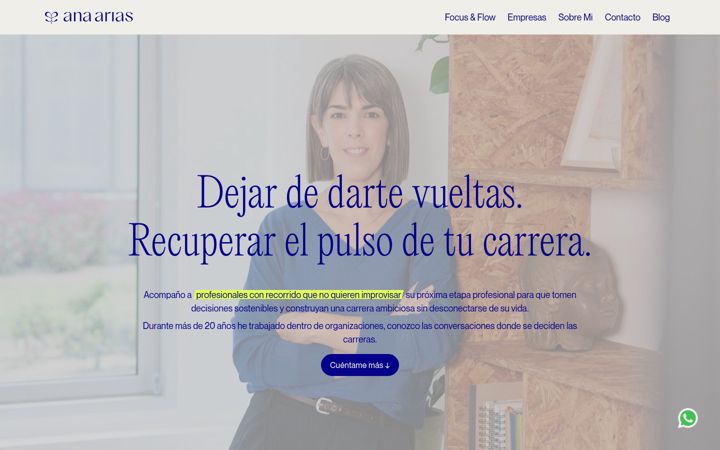 Screenshot of anaarias.es