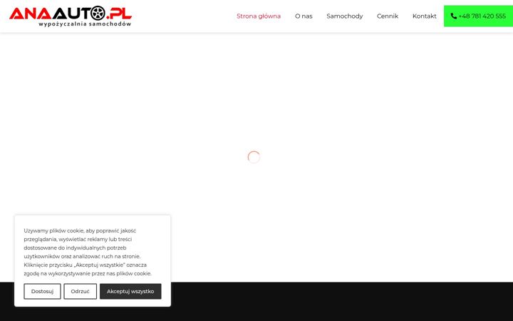Screenshot of anaauto.pl